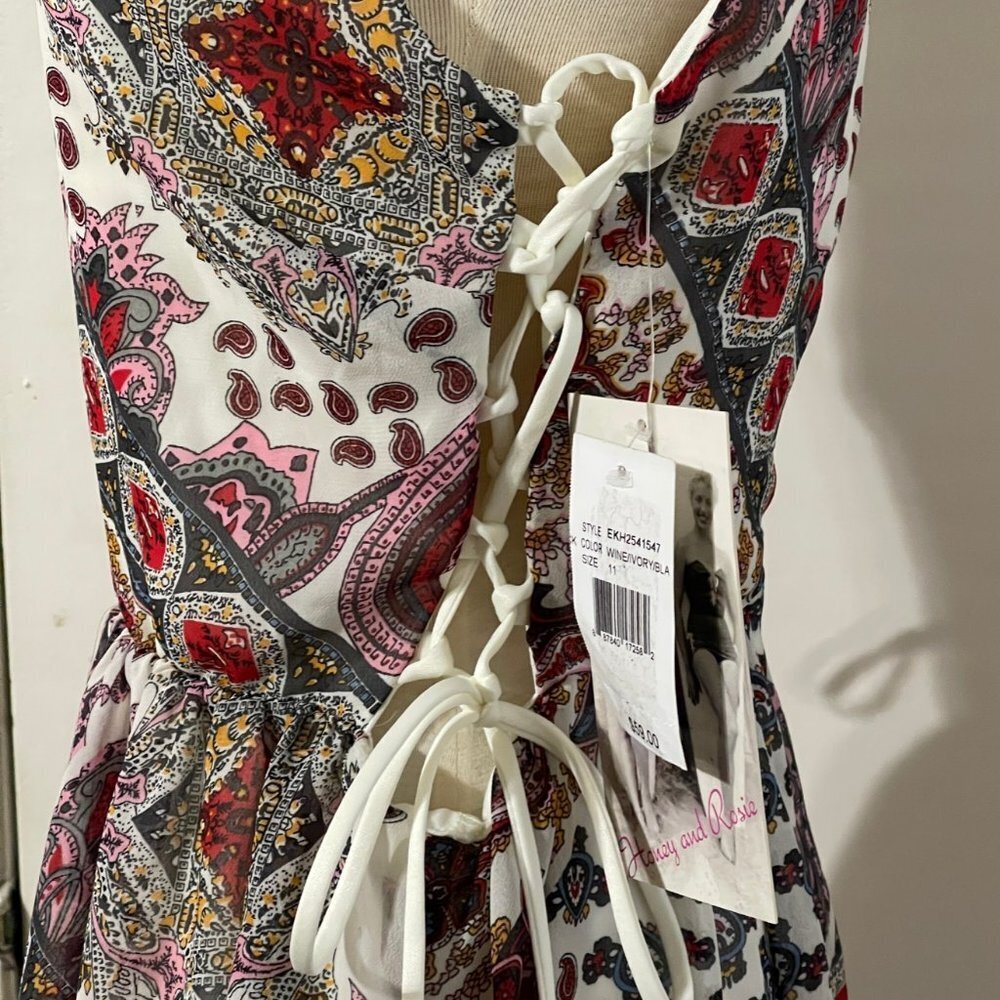 NWT Juniors Honey & Rosie Sleeveless Dress Size 11 - Picture 3 of 3